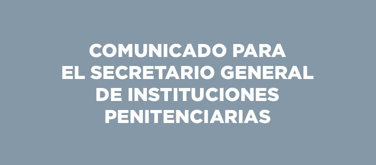 Instituciones Penitenciarias